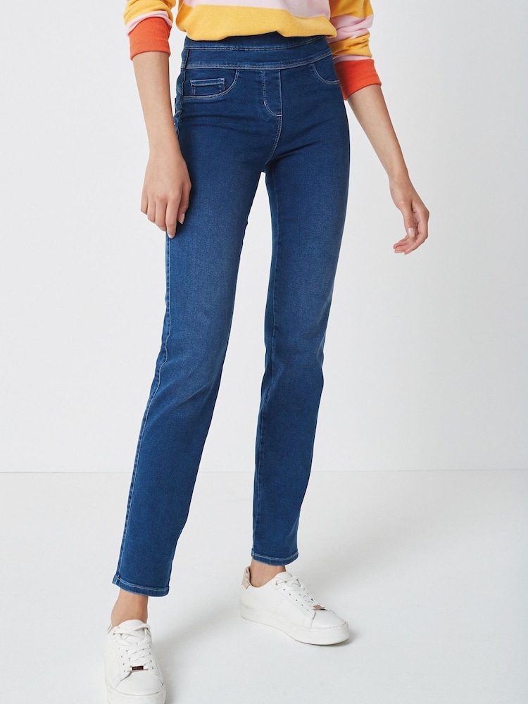 Dunkelblau - Figurformende Sculpting-Leggings mit Super-Stretch - Bild 1 von 6