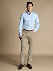 Charles Tyrwhitt Natural Twill Classic Fit 5 Pocket Jeans - Image 3 of 5