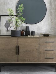 Bentley Designs Natural Vintage Weathered Oak Wide Sideboard - Image 1 of 5