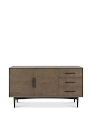 Bentley Designs Natural Vintage Weathered Oak Wide Sideboard - Image 3 of 5