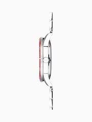 Accurist Mens Silver Tone Dive Automatic Stainless Steel Bracelet 42mm Watch - Image 3 of 6