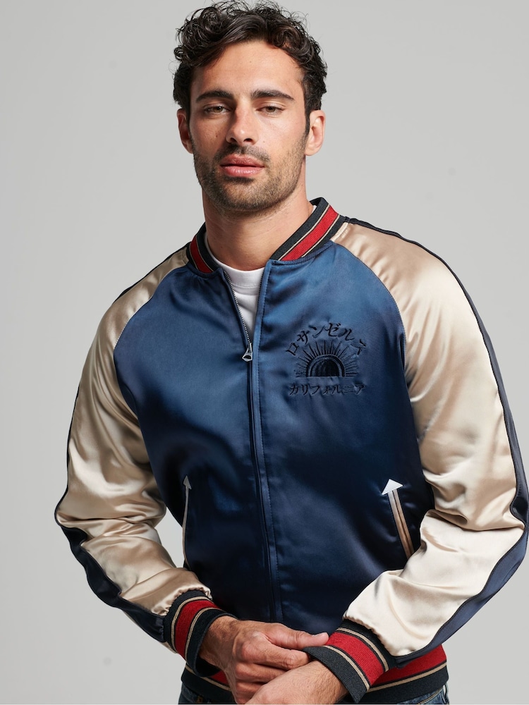 Superdry Blue Sukajan Jacket - Image 1 of 6