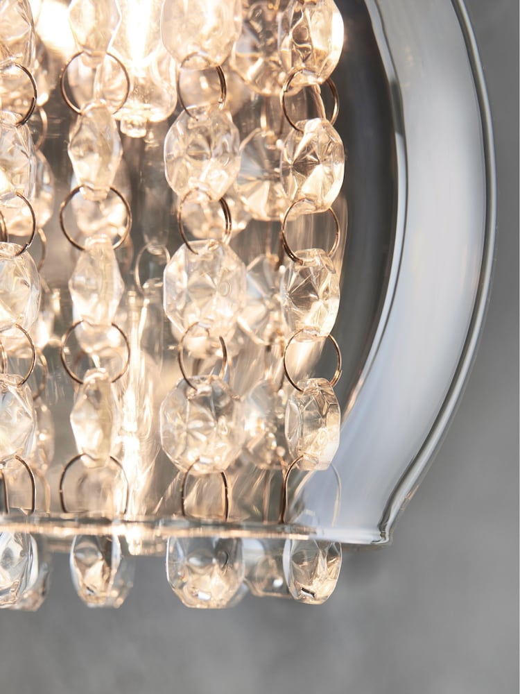 Clear Bella Wall Light - Image 1 of 6