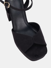 Novo Black Standard Fit Lucie Platform Block Heel Sandals - Image 5 of 6