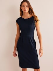 Blau/schwarz - Boden Florrie Jersey Kleid aus 100 % Baumwolle - Bild 1 von 4