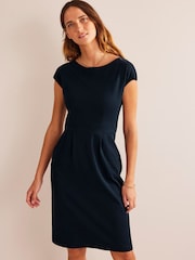 Blau/schwarz - Boden Florrie Jersey Kleid aus 100 % Baumwolle - Bild 3 von 4