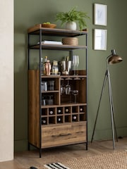 Dark Bronx Drinks Cabinet Shelf - Image 1 of 7