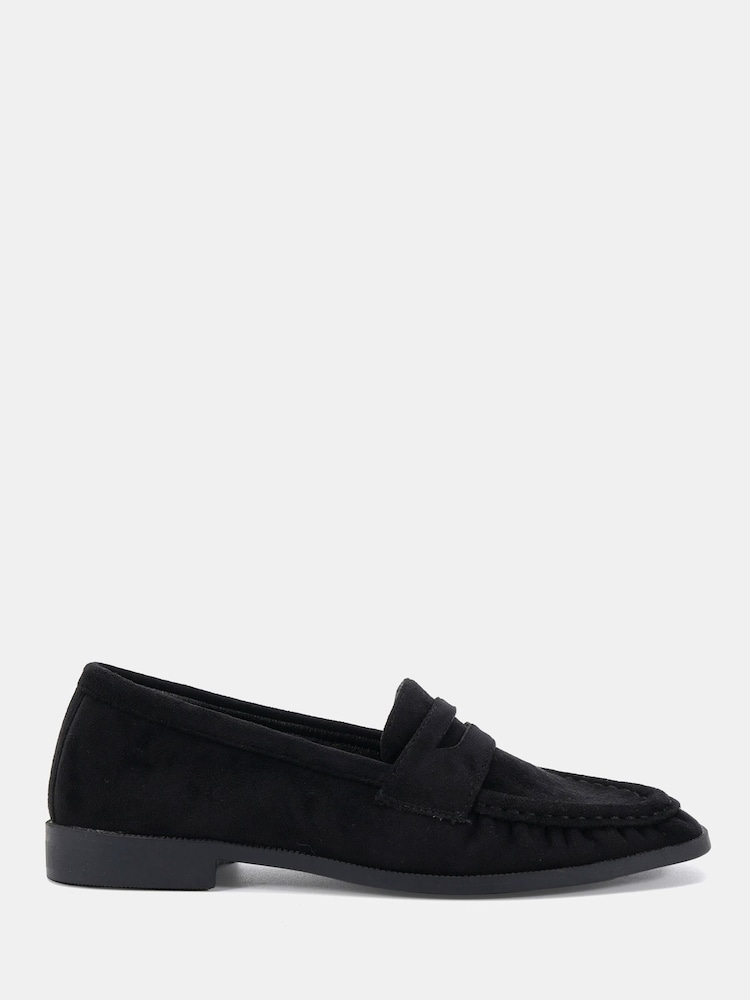 Novo Black Standard Fit Finn Flat Loafers - Image 2 of 6 Novo Black Standard Fit Finn Flat Loafers - Image 2 of 6