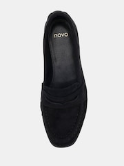 Novo Black Standard Fit Finn Flat Loafers - Image 5 of 6