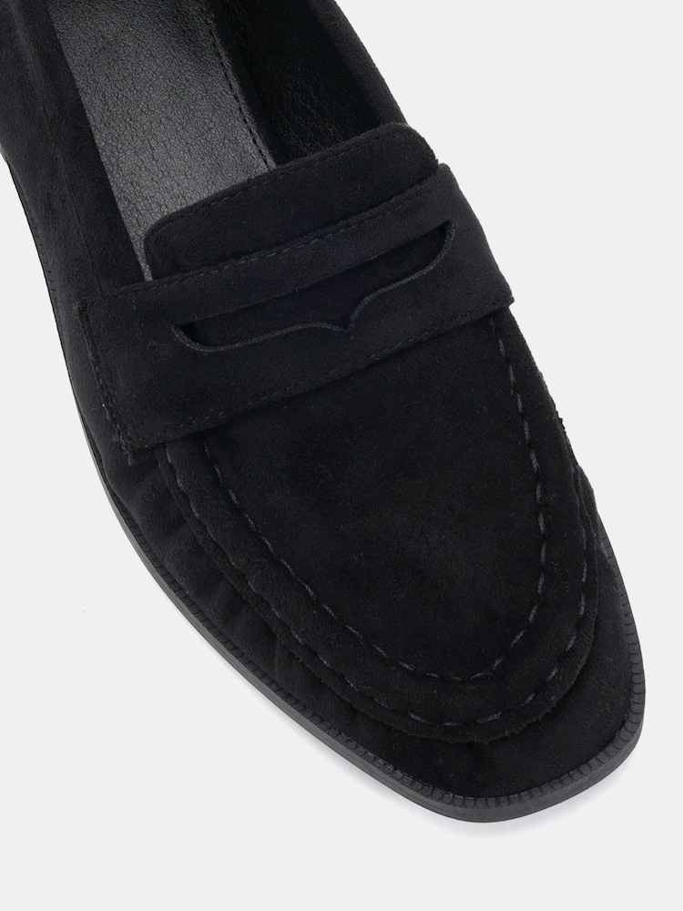 Novo Black Standard Fit Finn Flat Loafers - Image 6 of 6 Novo Black Standard Fit Finn Flat Loafers - Image 6 of 6