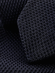 Charles Tyrwhitt Blue Silk Knitted Slim Tie - Image 2 of 2