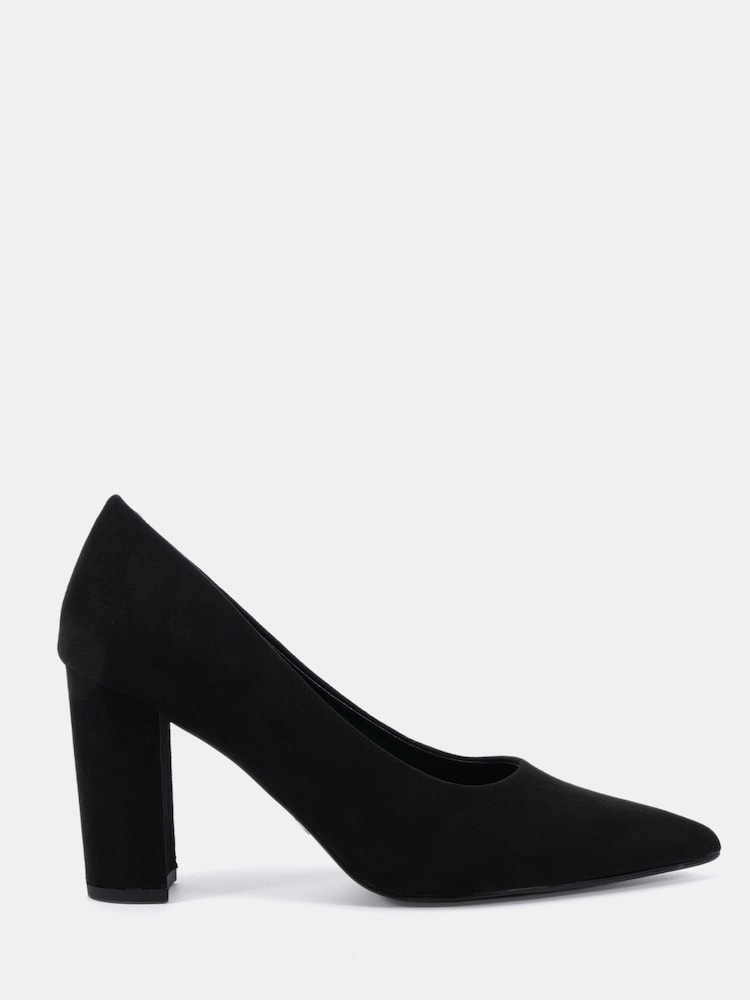 ស្បែកជើងកែងខ្ពស់ Novo Wide Fit Illiana Point Toe Block Court Heels - រូបភាព 2 នៃ 6 ស្បែកជើងកែងខ្ពស់ Novo Wide Fit Illiana Point Toe Block Court Heels - រូបភាព 2 នៃ 6