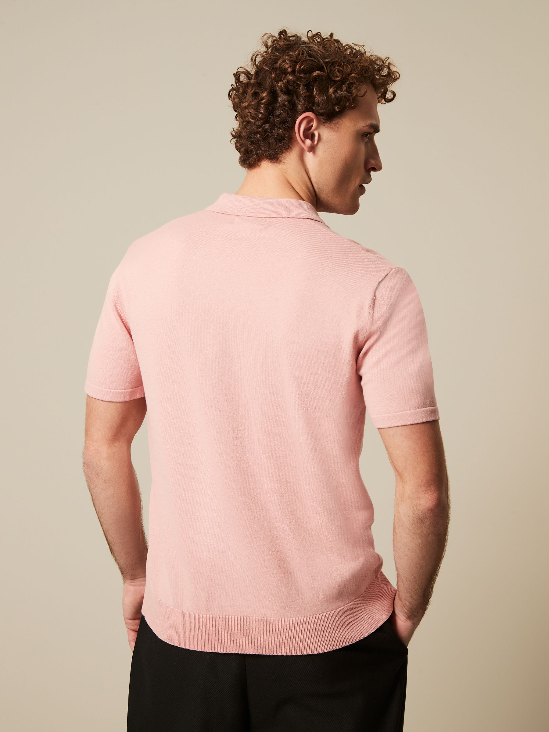 herlipto Embroidery Polo Sweatshirt ピンク Buy Pink Knitted Regular Fit Zip Polo Shirt from Next Luxembourg