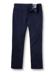 Charles Tyrwhitt Blue Chrome Slim Fit Ultimate Non-Iron Chino Trousers - Image 4 of 5