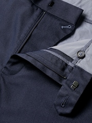 Charles Tyrwhitt Blue Chrome Slim Fit Ultimate Non-Iron Chino Trousers - Image 5 of 5