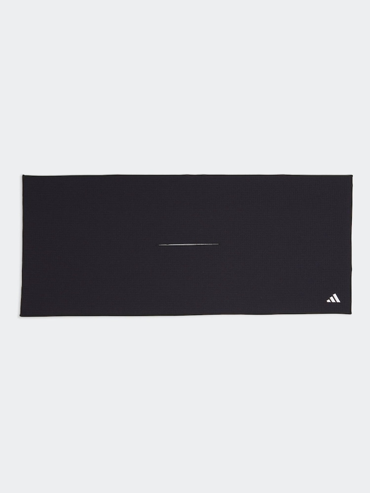 adidas Golf Performance The Club Black Towel - Image 1 of 3