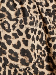 River Island Brown Leopard Print Barry Wide Leg Trouser - Image 4 of 4