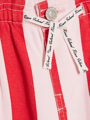 River Island Pink Stripe Barry Wide Leg Trouser - Image 3 of 4