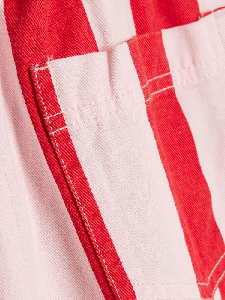 River Island Pink Stripe Barry Wide Leg Trouser - Image 4 of 4 River Island Pink Stripe Barry Wide Leg Trouser - Image 4 of 4