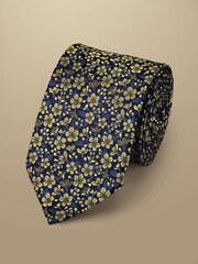 Charles Tyrwhitt Blue Ground Floral Tie - Image 1 of 2