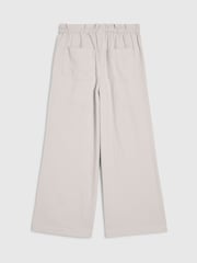 River Island Cream Barry Wide Leg Trouser - Image 2 of 4