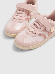 River Island Pink Snake Shimmer Trainers - Image 5 of 5