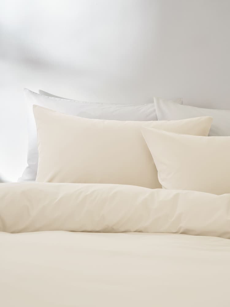 Natural Non Iron Simply Soft Microfibre Duvet Cover and Pillowcase Set - Image 2 of 4 Natural Non Iron Simply Soft Microfibre Duvet Cover and Pillowcase Set - Image 2 of 4