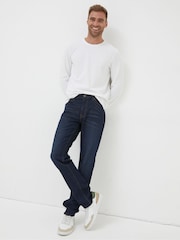FatFace Navy Blue Slim Fit Jeans - Image 3 of 4