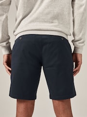 Navy Blue Slim Fit Stretch Chinos Shorts - Image 3 of 8