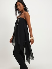 River Island Petite Bandeau Jumpsuit - Obraz 2 z 4