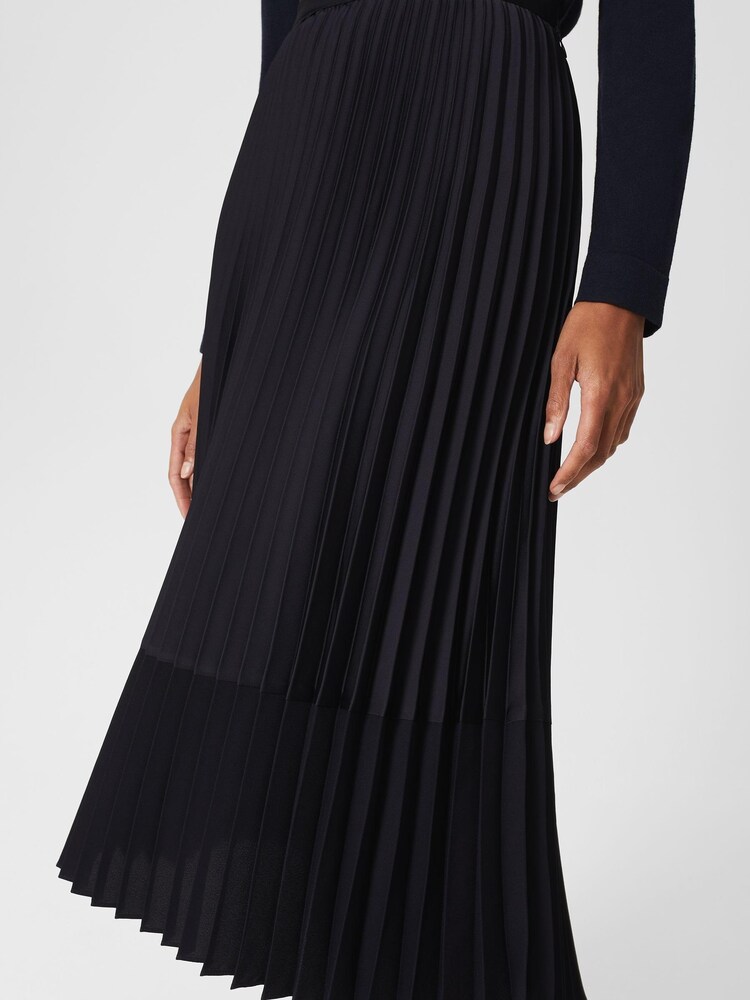 Hobbs Blue Thandie Pleat Skirt - Image 1 of 4