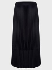 Hobbs Blue Thandie Pleat Skirt - Image 4 of 4