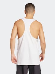 adidas White Primelift Stringer Tank Top - Image 2 of 6