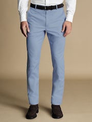Charles Tyrwhitt Blue Light Classic Fit Ultimate non-iron Chino Trousers - Image 1 of 5