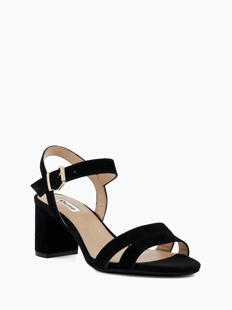 Dark Black - Dune London Merisa 2-teilige Sandalen mit Blockabsatz - Bild 5 von 5