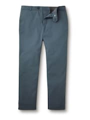 Синий - Классические негладкие брюки чинос Charles Tyrwhitt Ultimate - Image 3 of 4