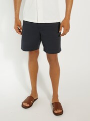 Dune London Brown Initials Tumbled Leather Flat Sandals - Image 6 of 6