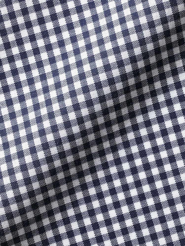 Charles Tyrwhitt Bügelfreies Hemd aus 100 % Baumwollpopeline in schmaler Passform mit Stretch und kleinen Vichy-Karos - Bild 6 von 6
