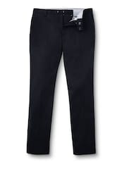 Charles Tyrwhitt Blue Classic Fit Smart Texture Trousers - Image 4 of 5
