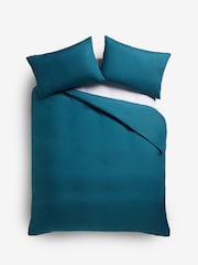 Green Simply Soft Microfibre Duvet Cover and Pillowcase Set - Image 5 of 5