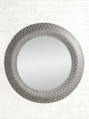 Gallery Home Pewter Grey Nisha Mirror by Gallery - Image 1 of 3