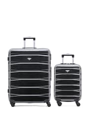 Set Of 2 Large Check-In & Small Carry-On Hardcase Travel Suitcase - Image 1 of 5