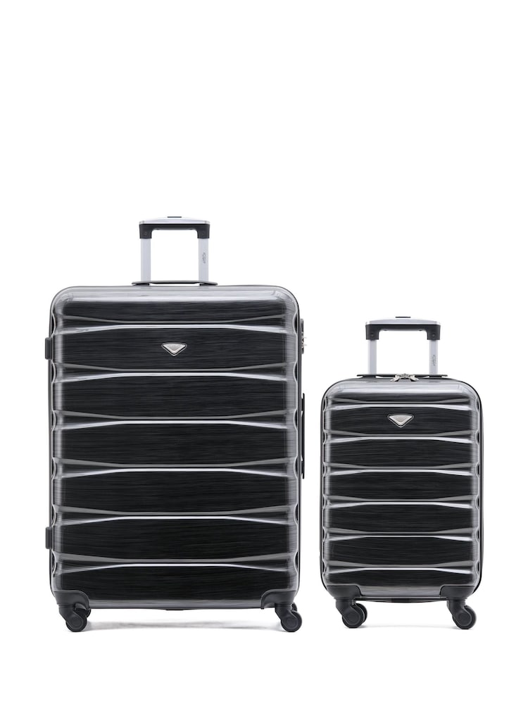 Set Of 2 Large Check-In & Small Carry-On Hardcase Travel Suitcase - Image 1 of 5