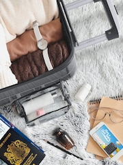 Set Of 2 Large Check-In & Small Carry-On Hardcase Travel Suitcase - Image 3 of 5