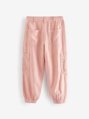 Pink - Cargohose aus Leinenmix (3 bis 16 Jahre) - Bild 6 von 7
