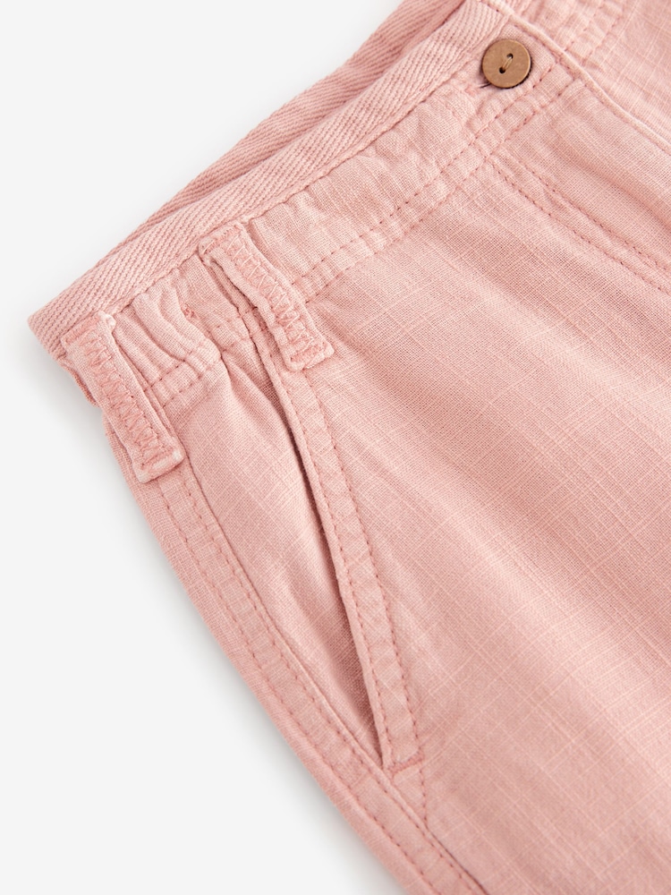 Pink - Cargohose aus Leinenmix (3 bis 16 Jahre) - Bild 7 von 7