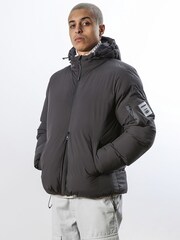 Religion Black Medium Weight Padded Puffer Jacket - Image 1 of 3