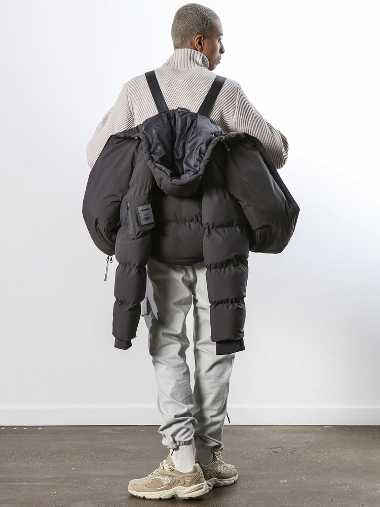 Religion Black Medium Weight Padded Puffer Jacket - Image 2 of 3