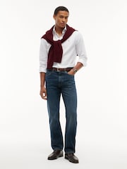 Tommy Hilfiger Blue Dover Regular Straight Whiskered Jeans - Image 3 of 6
