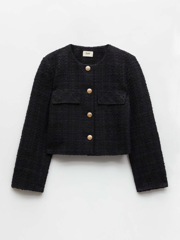Hush Black Esti Boucle Jacket - Image 4 of 4